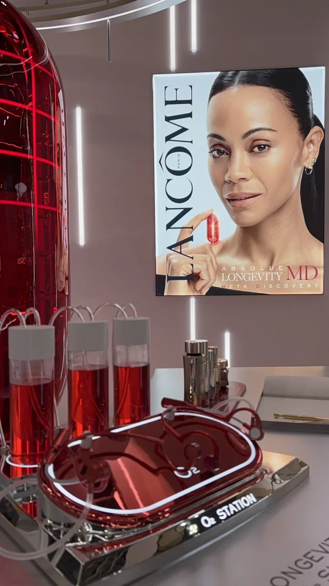 Lancôme Longevity O2 Station display